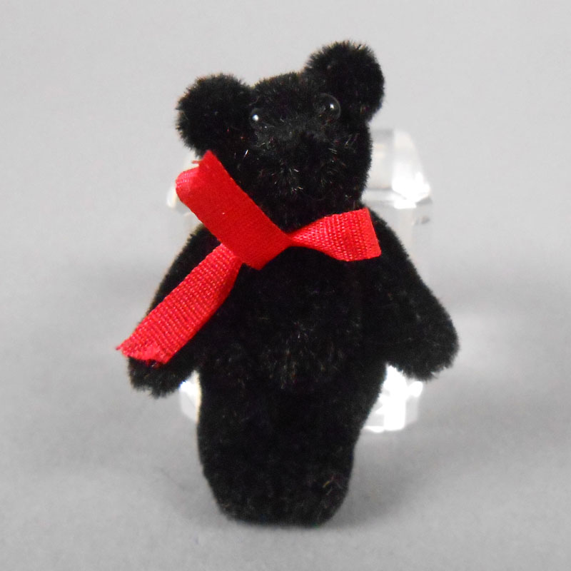Black Velvet 1.5 inch Bear